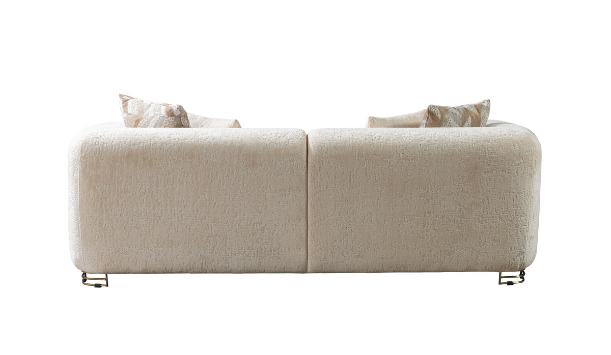 Ameena Ivory Boucle Sofa 93" & Loveseat 71"