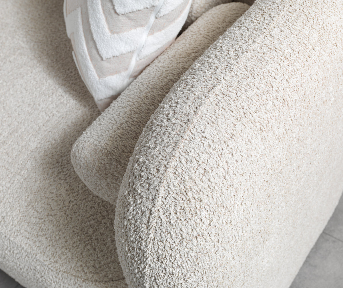 Hanna Sand Boucle LAF 110" Sectional