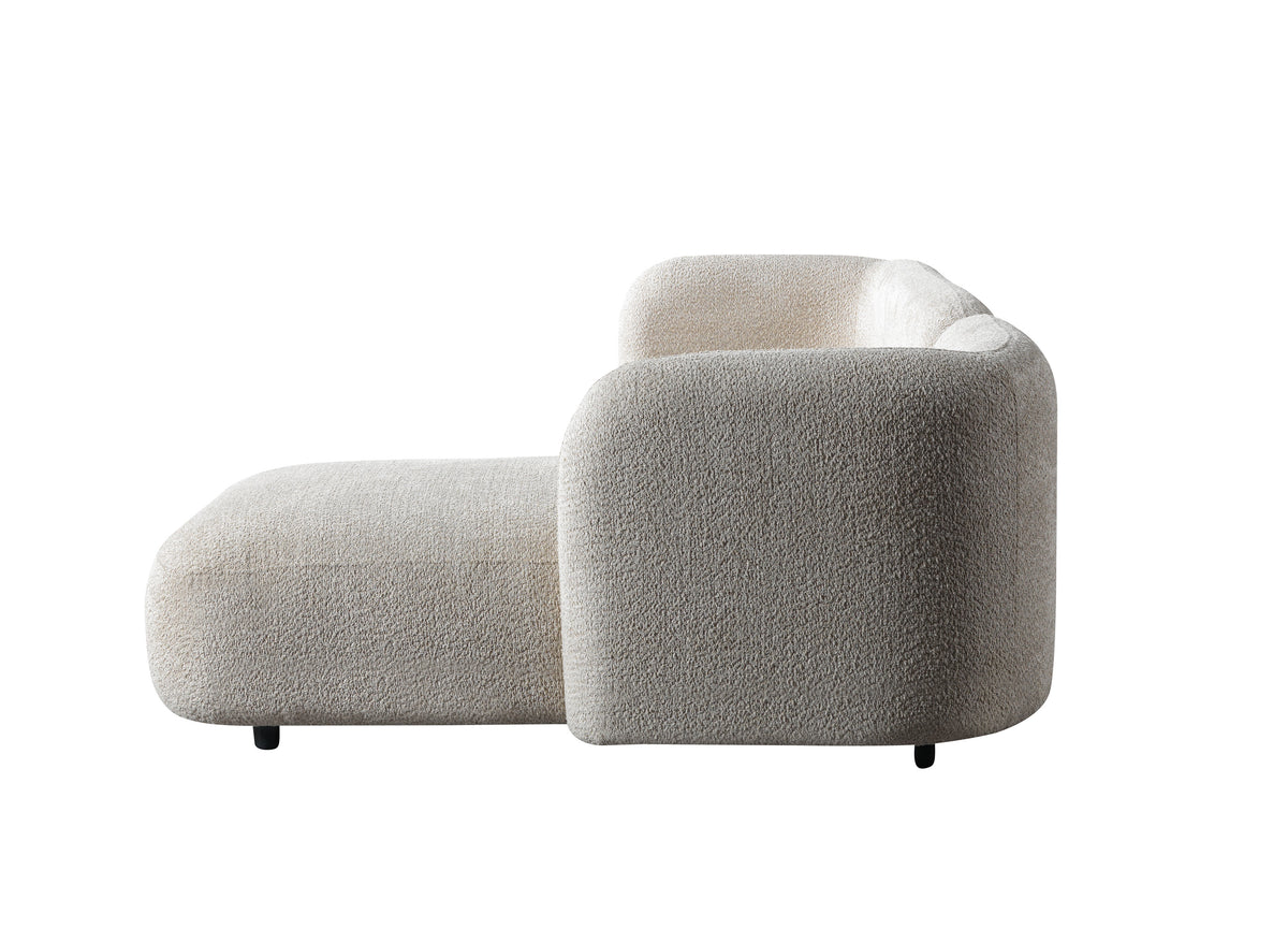 Hanna Sand Boucle RAF 110" Sectional