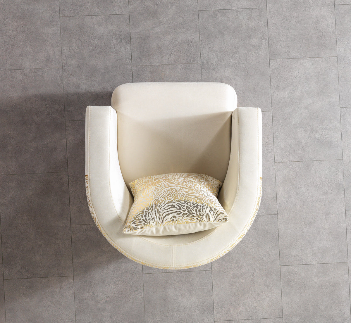 Belly Ivory Velvet Sofa 92" & Loveseat 76"