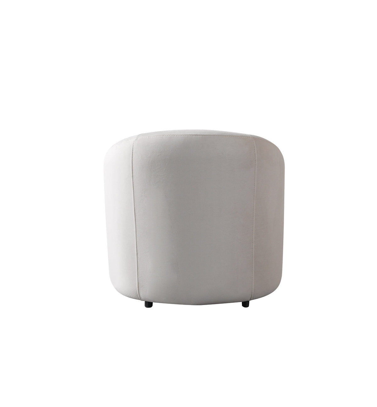 Emily Ivory Velvet Accent Chair