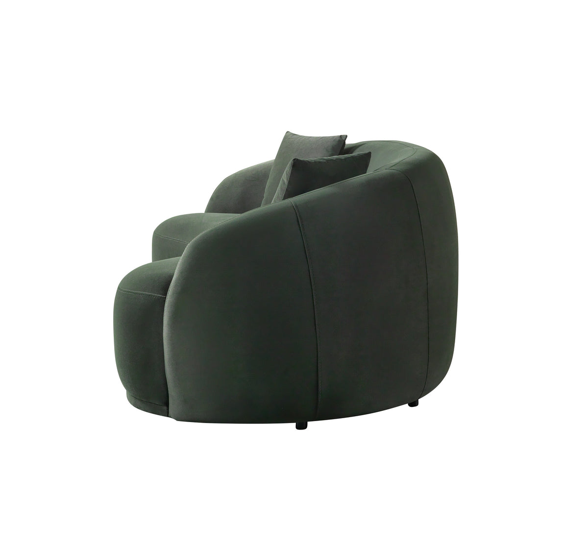 Emily Green Velvet Sofa 91" & Loveseat 81"