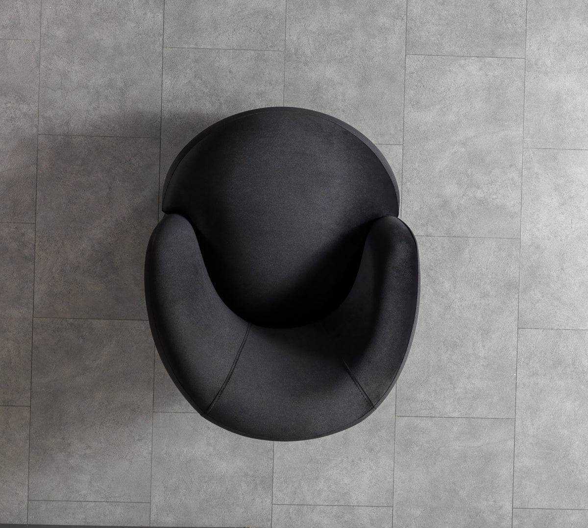 Emily Black Velvet Accent Chair