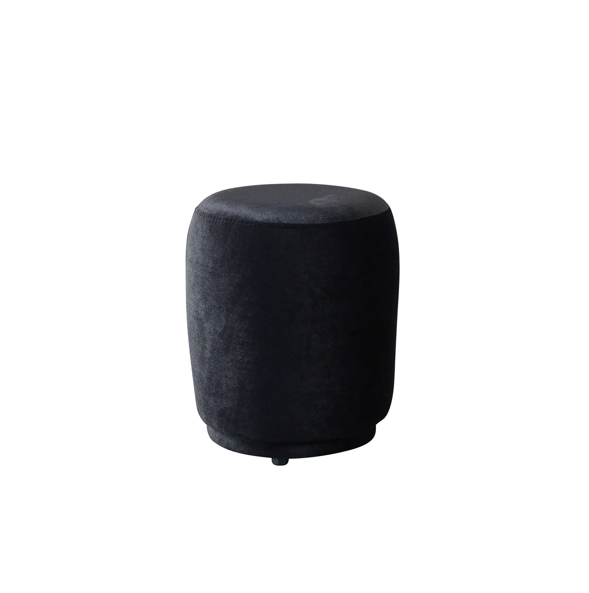 Ava Black Velvet Stool