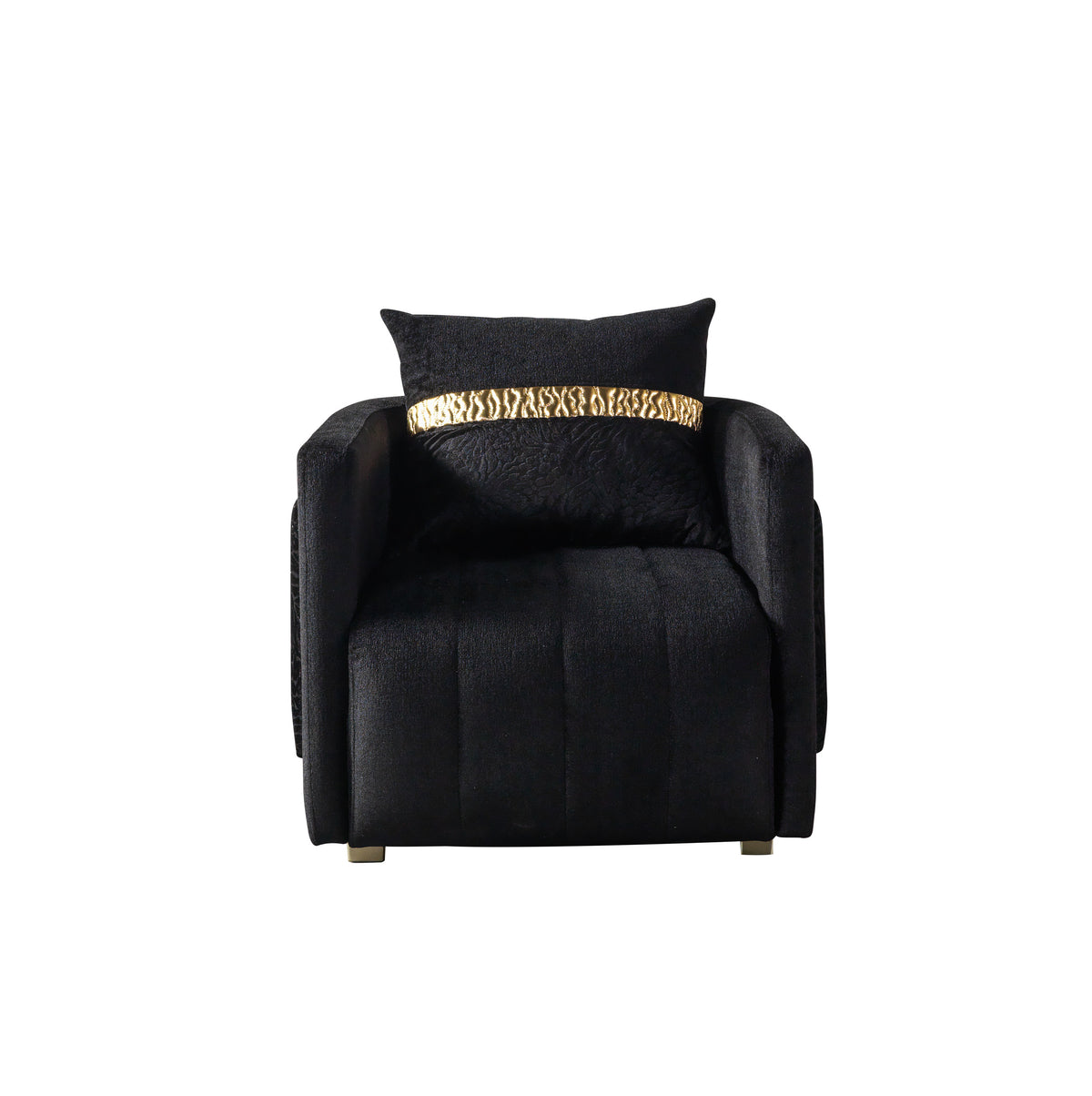 Carlina Black Velvet Sofa & Loveseat view 21