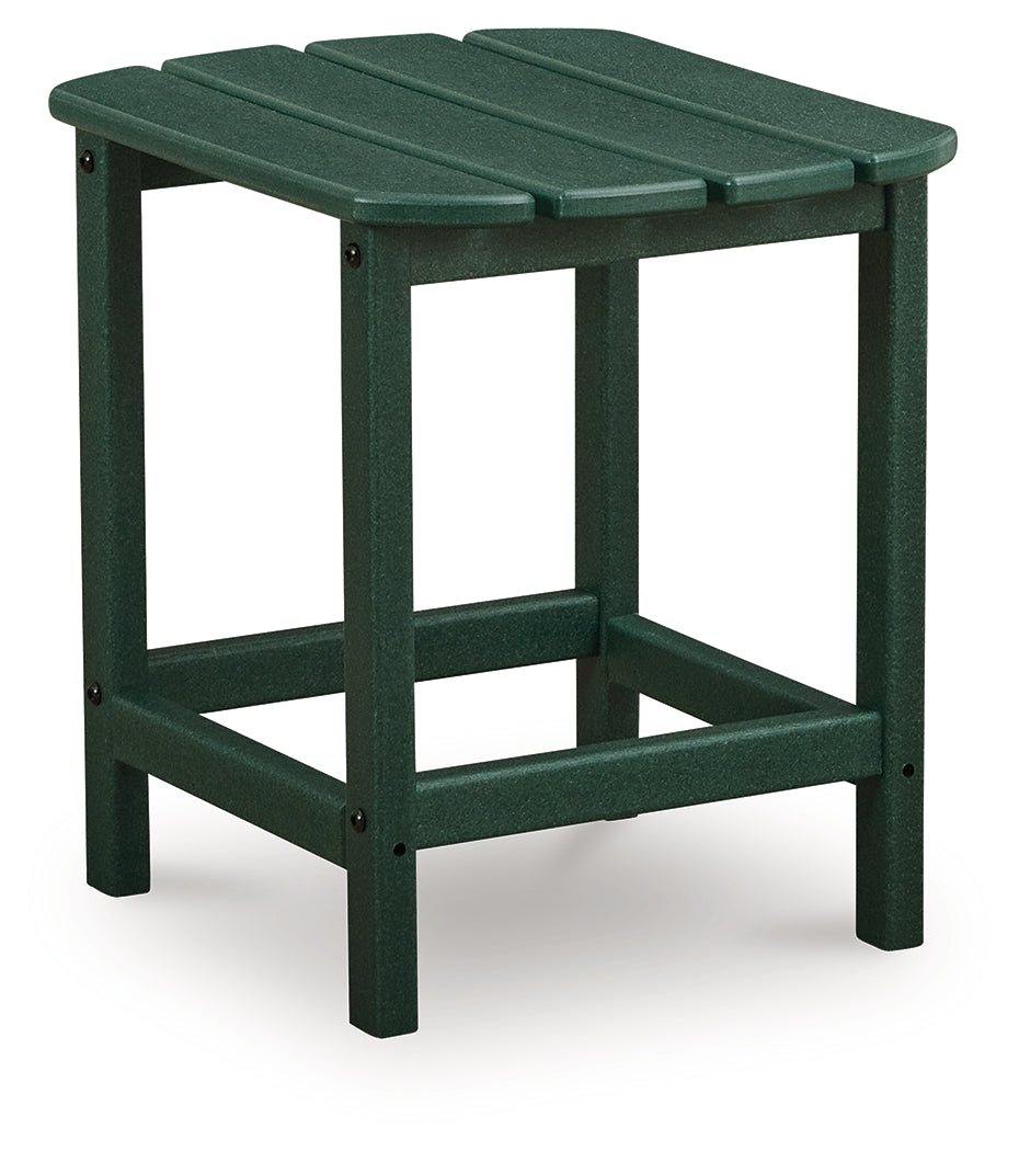 Sundown Green Shores 2 Adirondack Chairs with End table