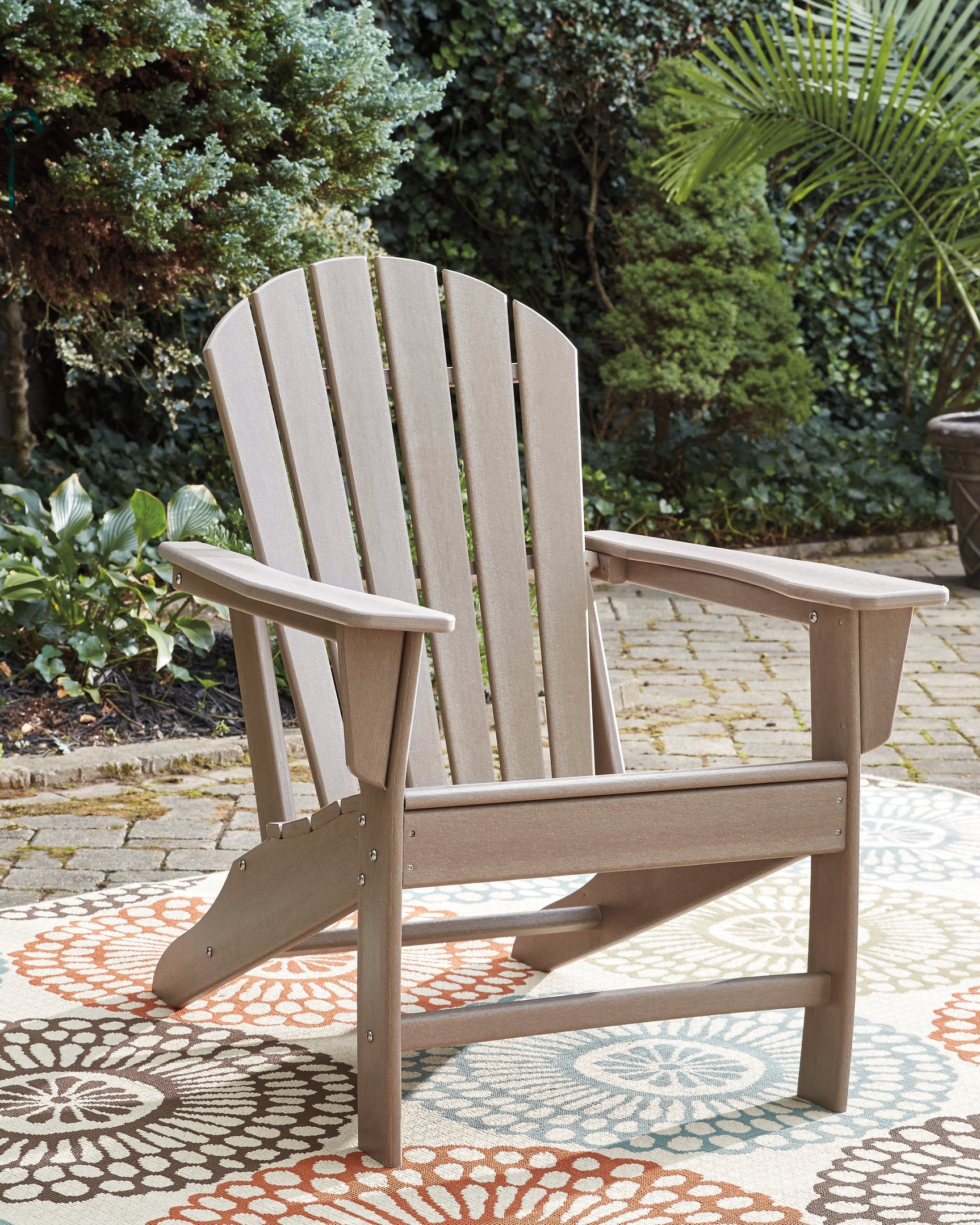 Sundown Driftwood Treasure Outdoor Chair with End Table