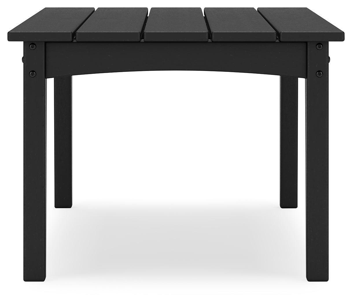Hyland Wave Black Outdoor Coffee Table