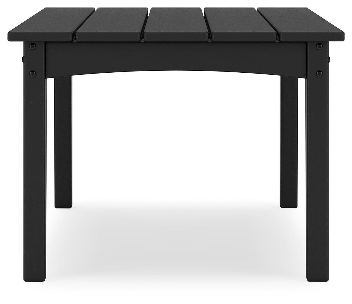 Hyland Wave Black Outdoor Coffee Table