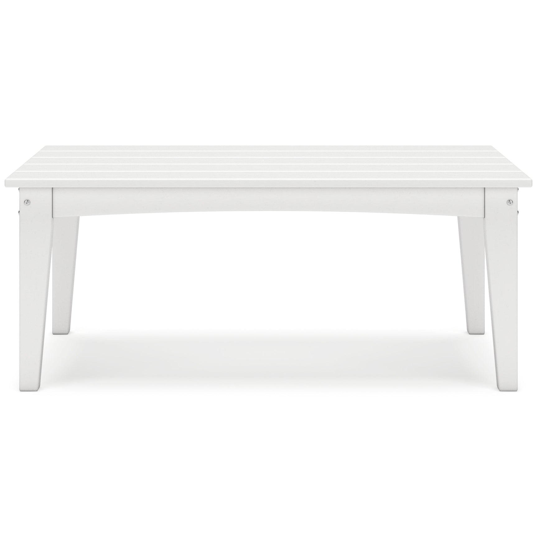Hyland Wave White Outdoor Coffee Table