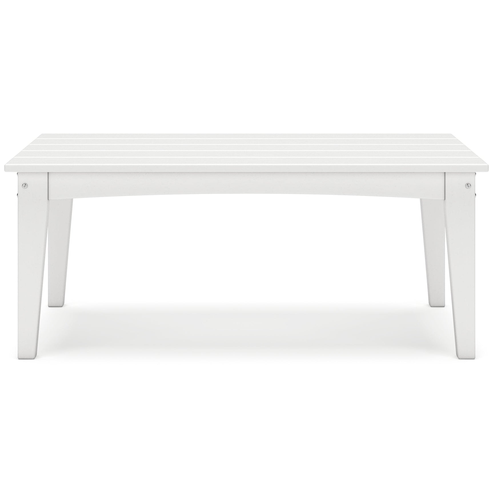 Hyland Wave White Outdoor Coffee Table