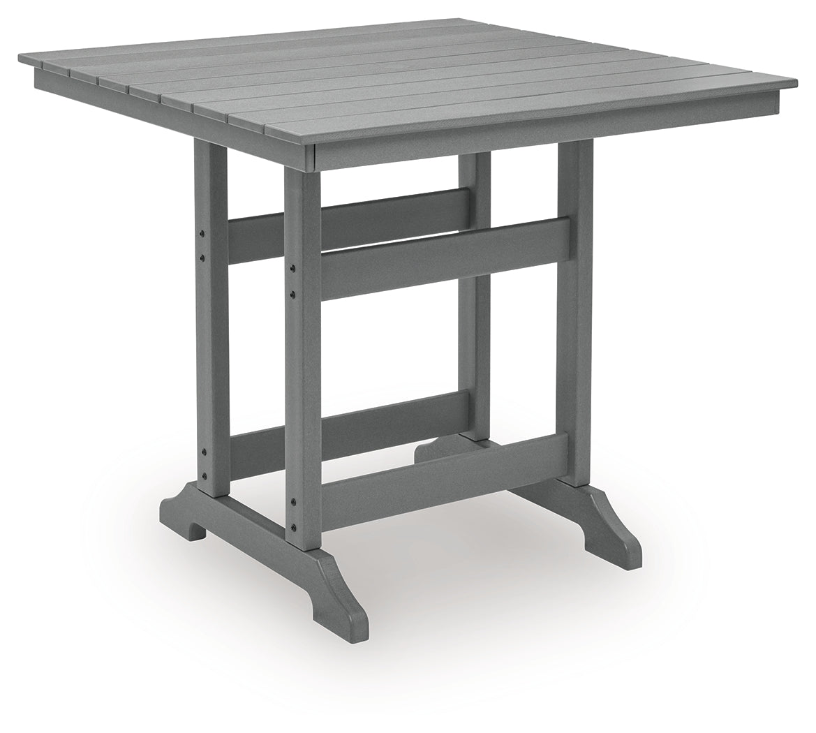 Sanctuary Beach Dark Gray Outdoor Counter Height Dining Table