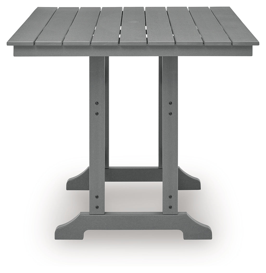 Sanctuary Beach Dark Gray Outdoor Counter Height Dining Table