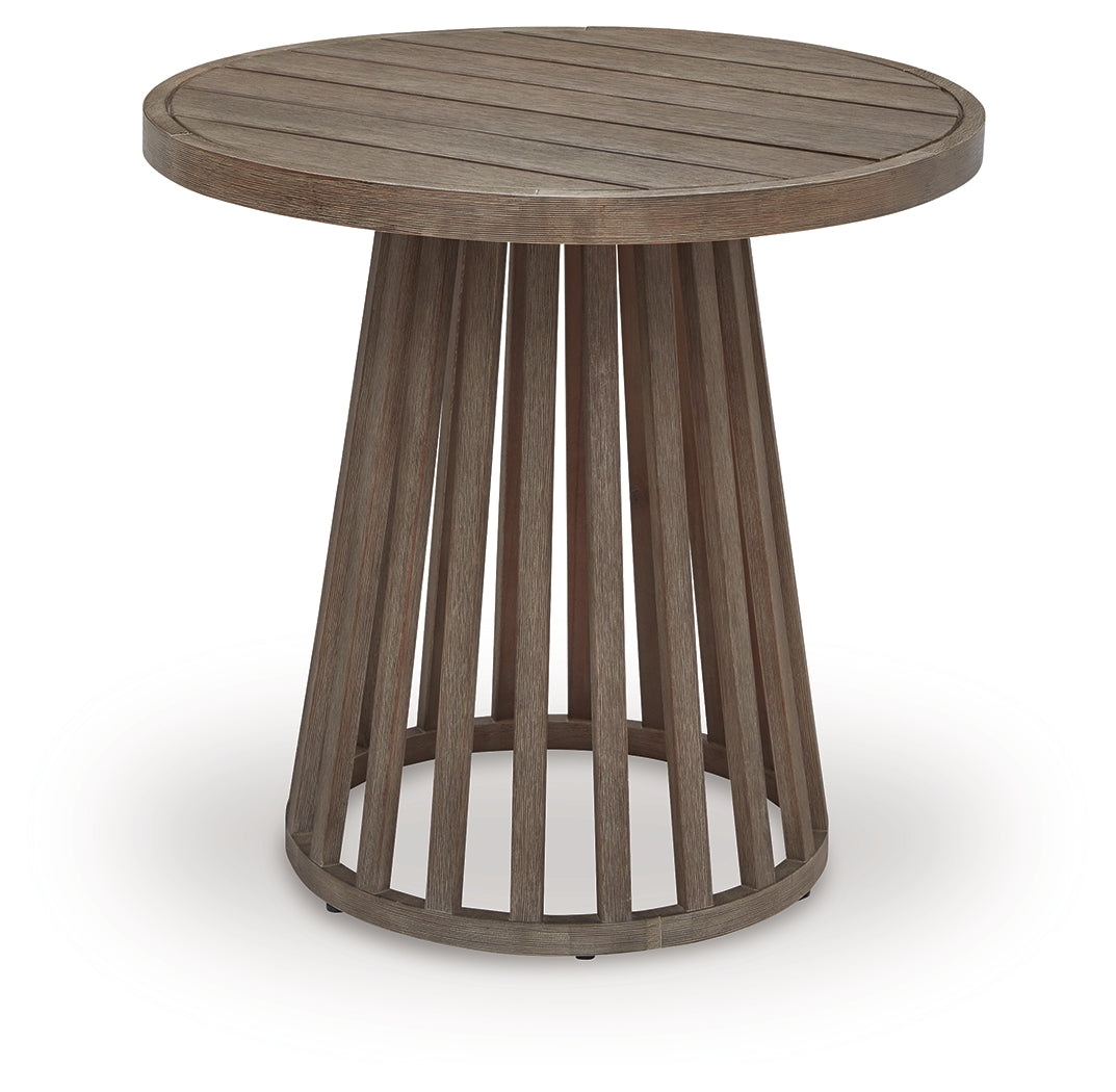 Joy Lagoon Beige Outdoor Chairs with Cushions/Table (Set of 3)