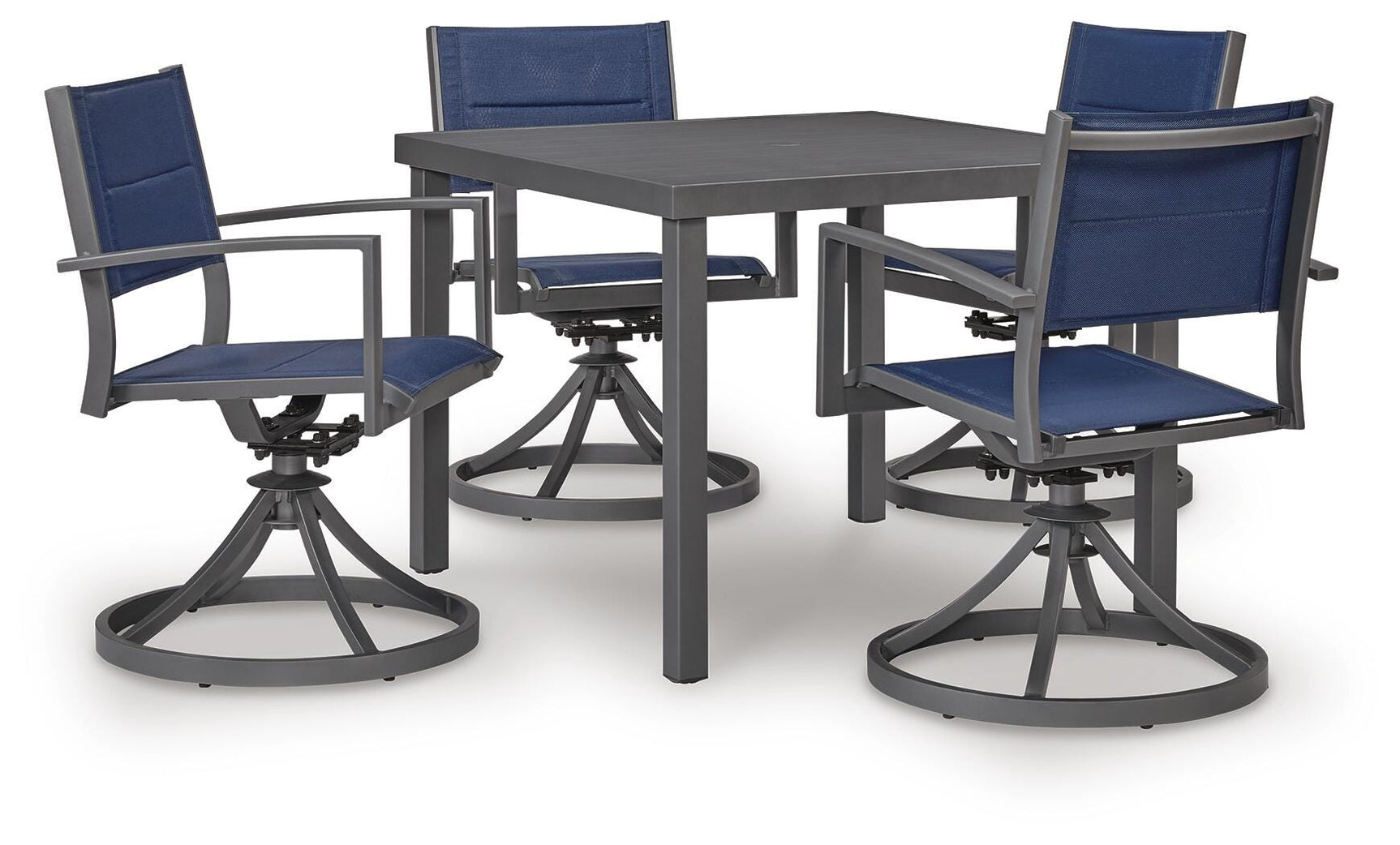 Rocky Gray Creek Outdoor Dining Table and 4 Chairs