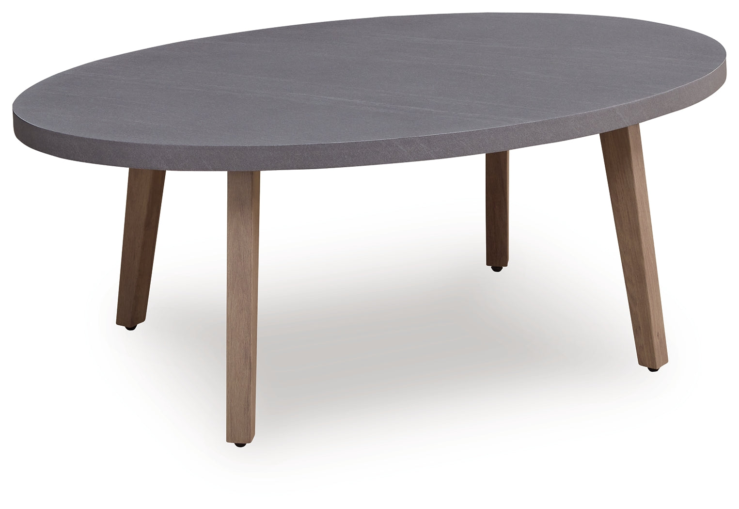 Harmony Natural/Gray Headlands Outdoor Sofa and Loveseat with Coffee Table