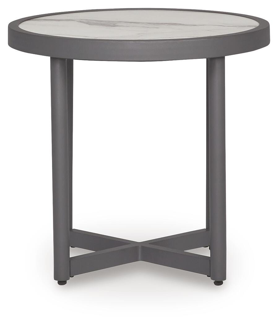 Ocean Beach Gray Outdoor End Table view 3