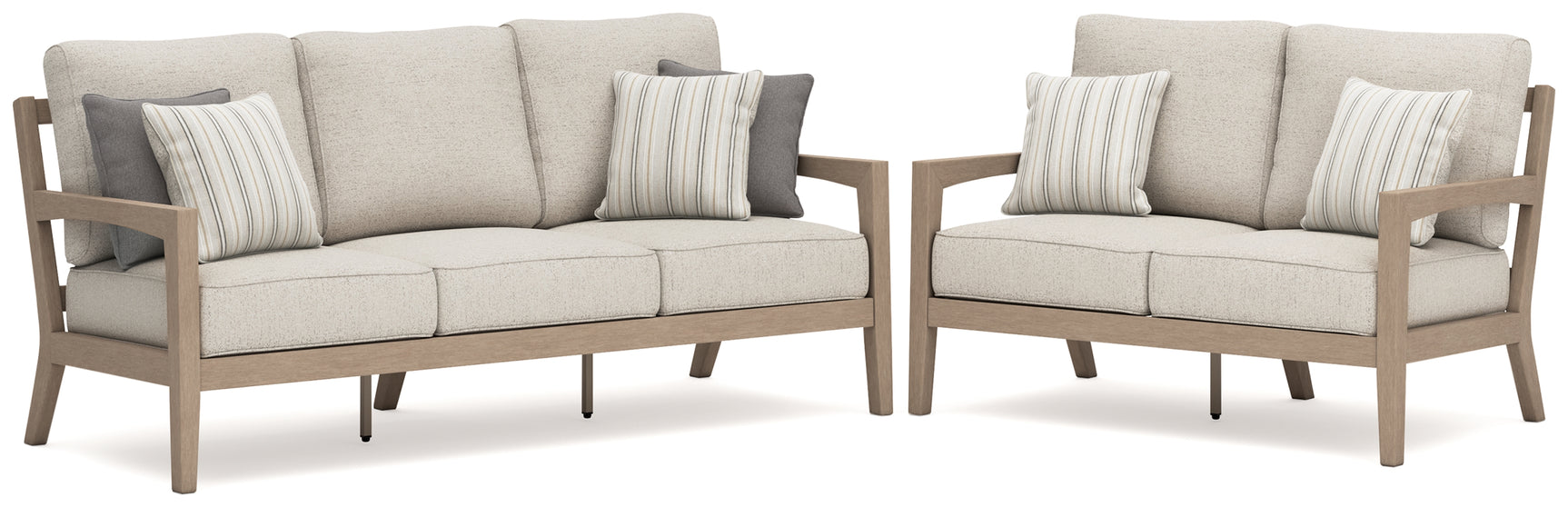 Hallow Driftwood Creek Outdoor Sofa and Loveseat