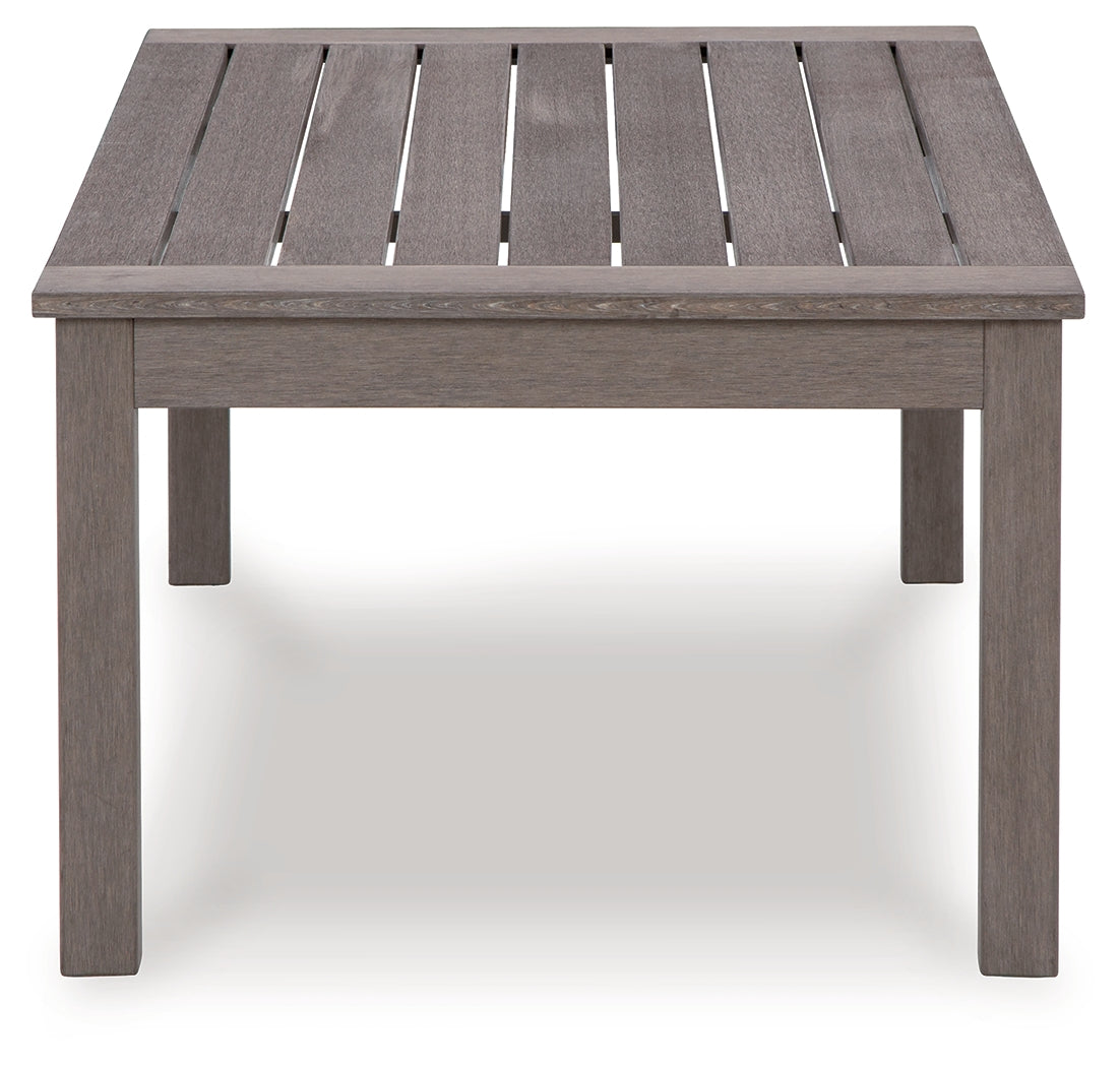 Hillside Gray/Brown Barn Outdoor Sofa and 2 Chairs with Coffee Table