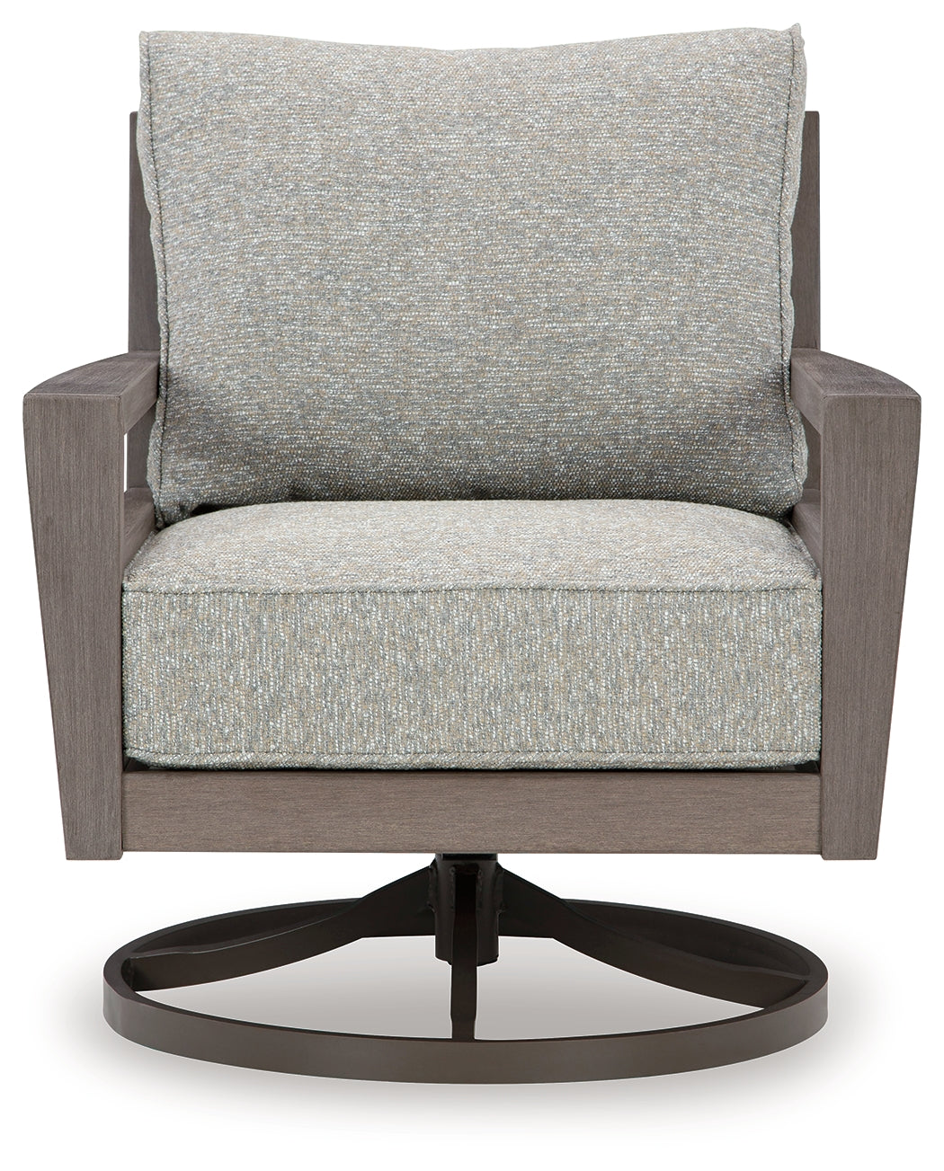 Hillside Gray/Brown Barn Outdoor Loveseat and 2 Chairs with Coffee Table