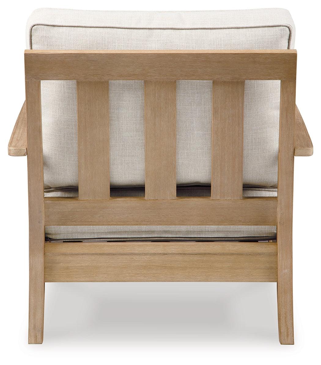 Carter Hall Beige Lounge Chair with Cushion