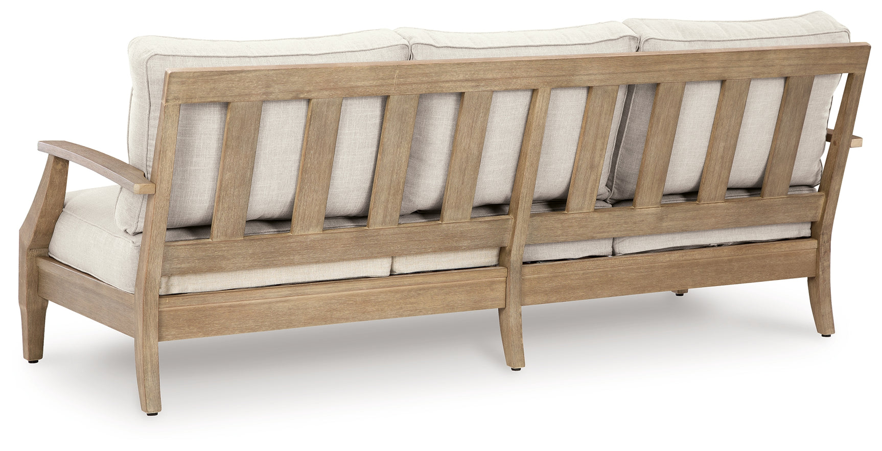 Carter Beige Hall Outdoor Sofa with 2 Lounge Chairs and Coffee Table