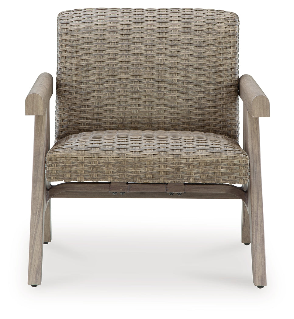 Cliff Beige Trails Outdoor Fire Pit Table and 4 Chairs