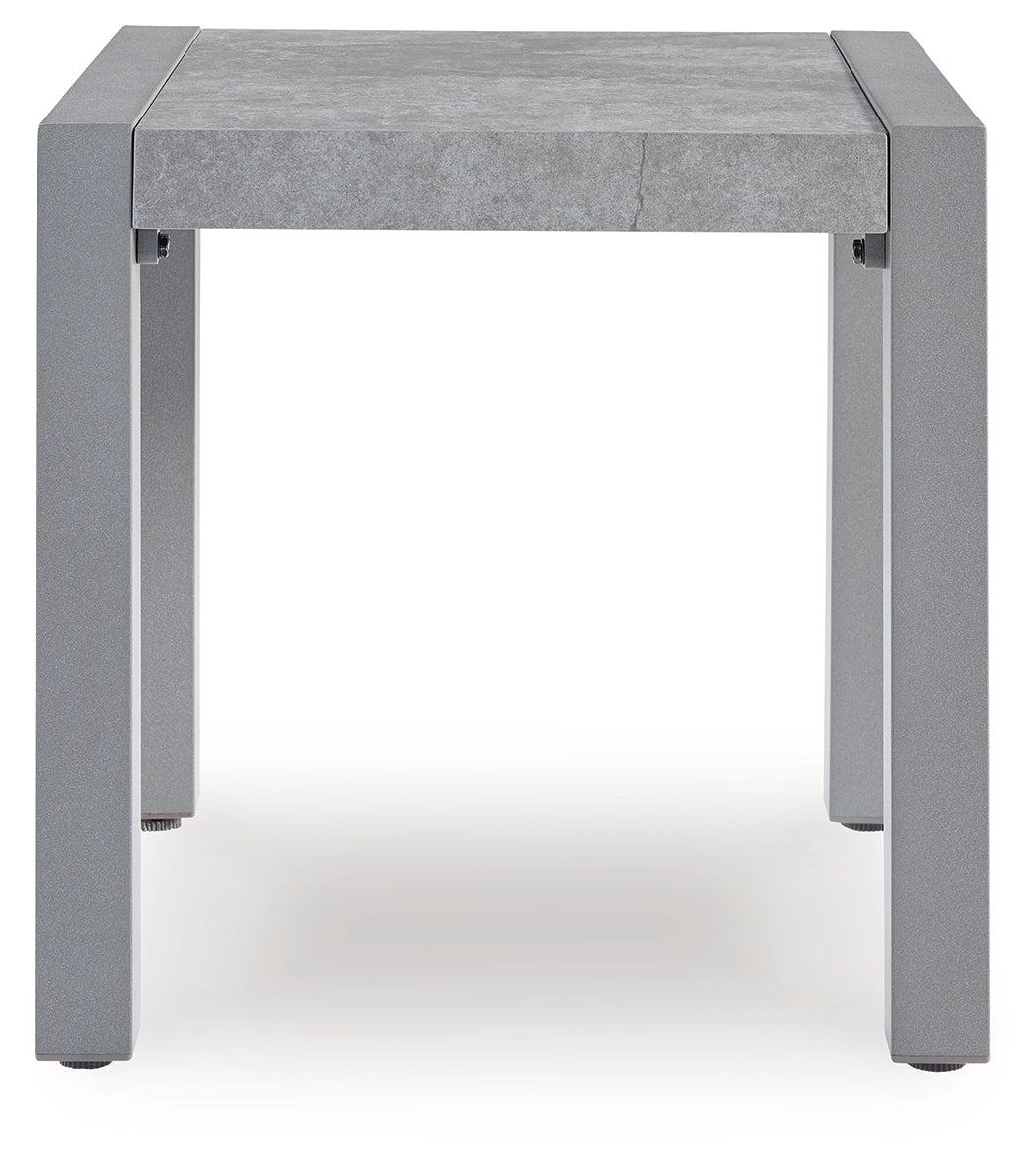 Hurley Gray Park Outdoor Sofa and Loveseat with Coffee Table and 2 End Tables