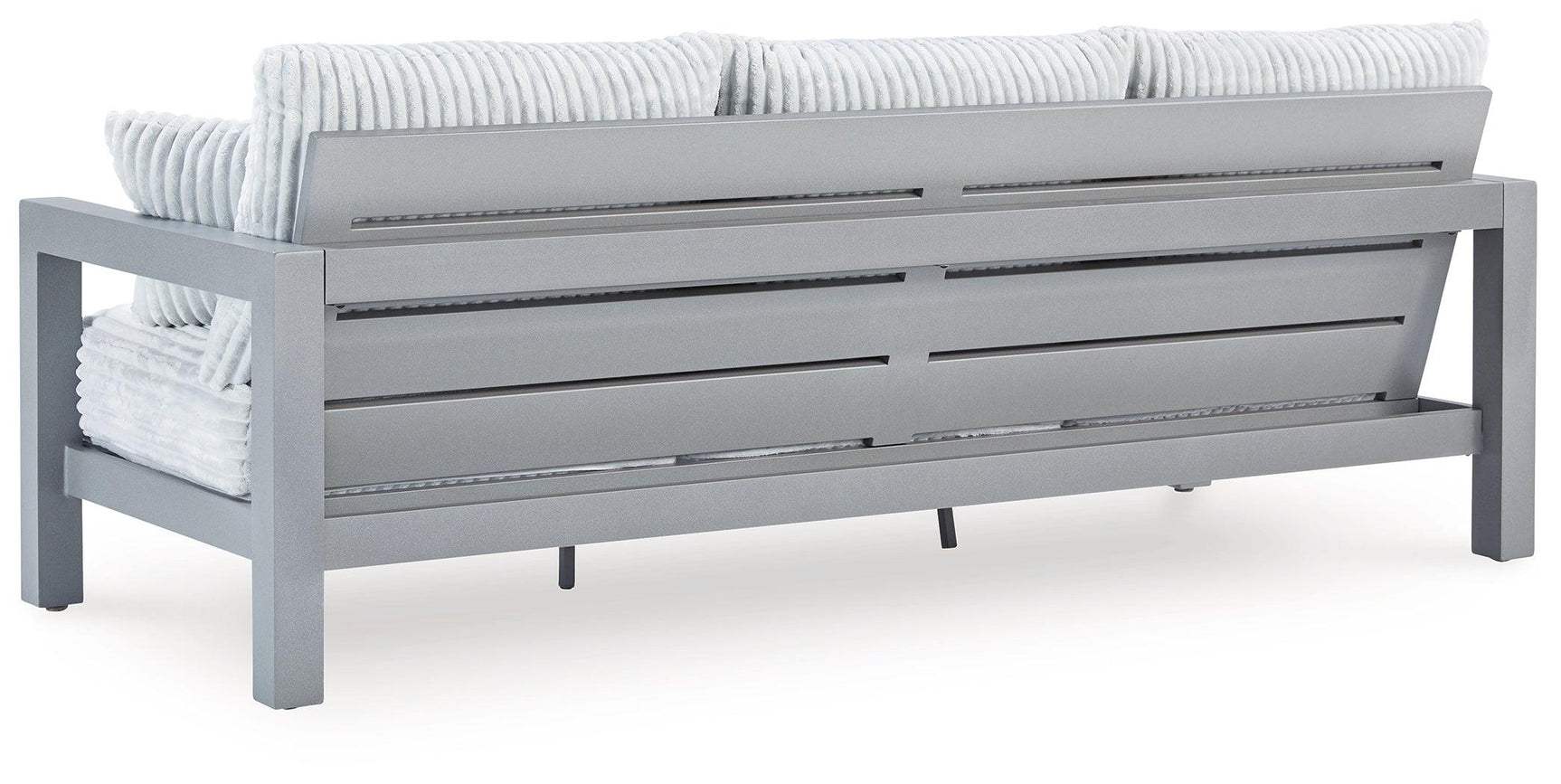 Hurley Park Gray Nuvella® Outdoor Sofa with Cushion