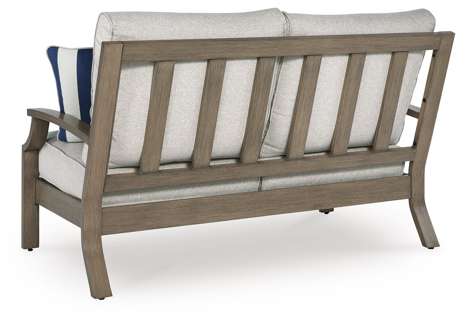 Rainier Brown/Beige Ranch Outdoor Sofa and Loveseat