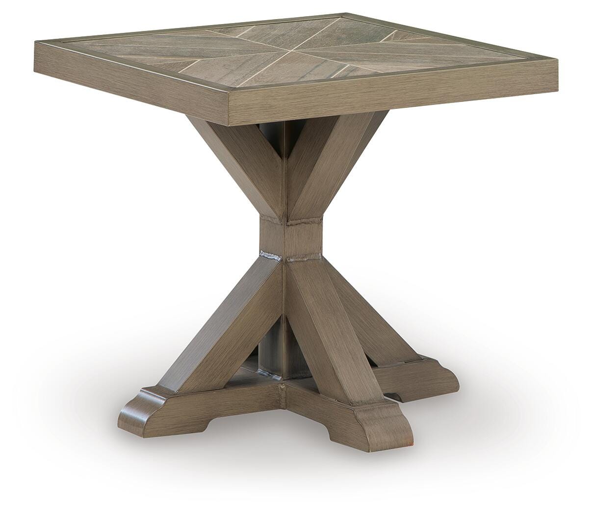 Laguna Heights Beige Outdoor End Table