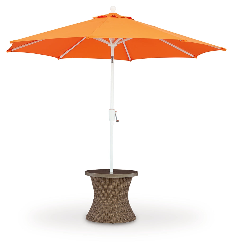 Laguna Heights Beige Outdoor End Table