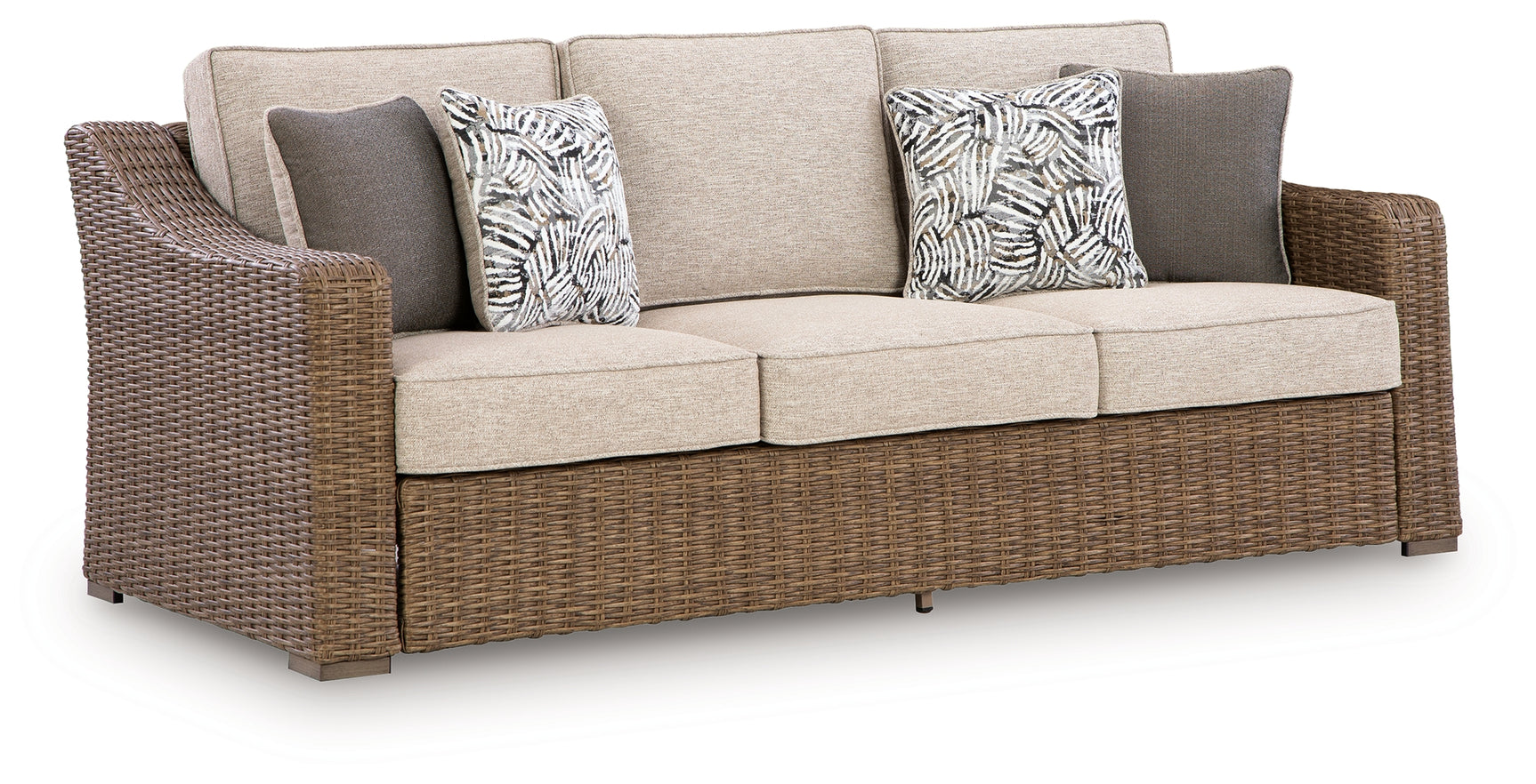 Laguna Beige Heights Outdoor Sofa with 2 Lounge Chairs