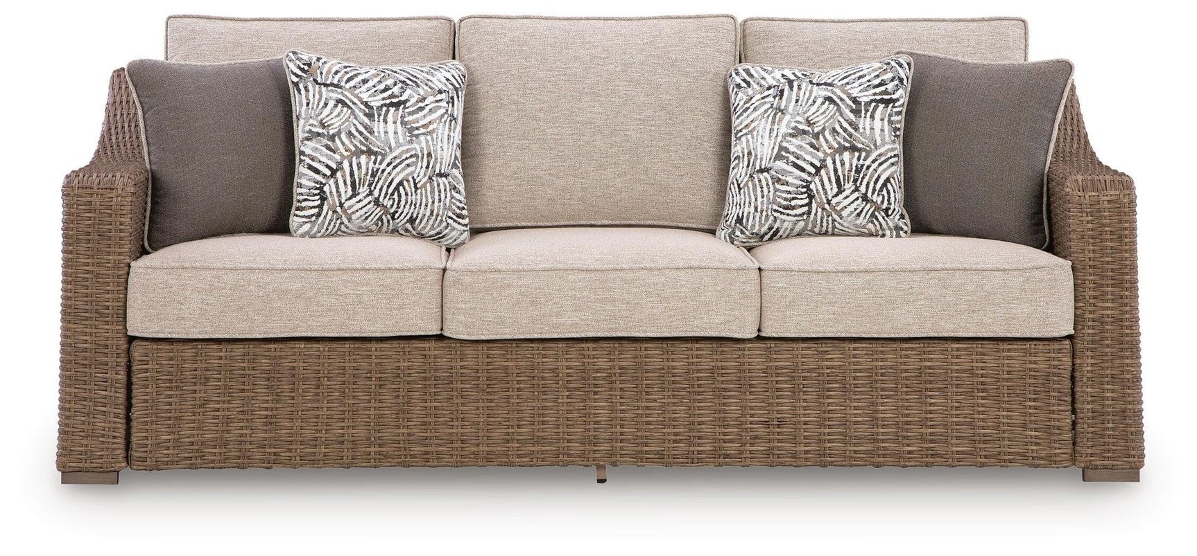 Laguna Beige Heights Outdoor Sofa and Loveseat with Coffee Table