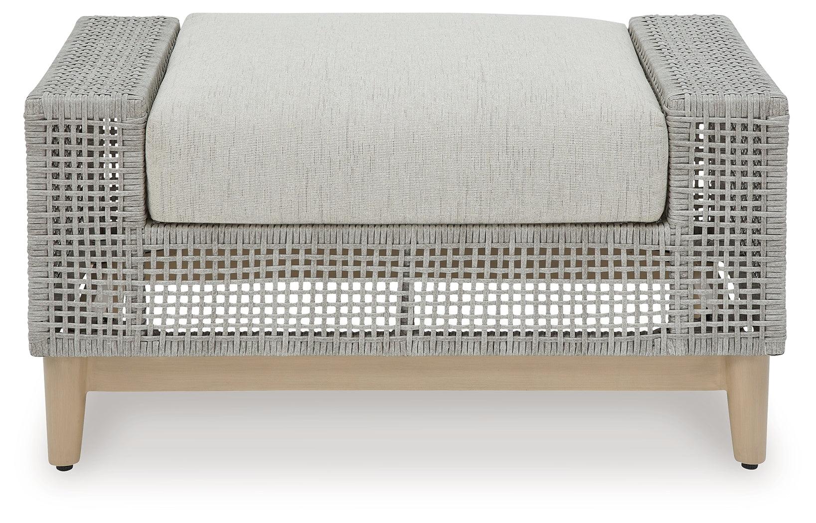 Seton Gray Creek Outdoor Lounge Chair and Ottoman