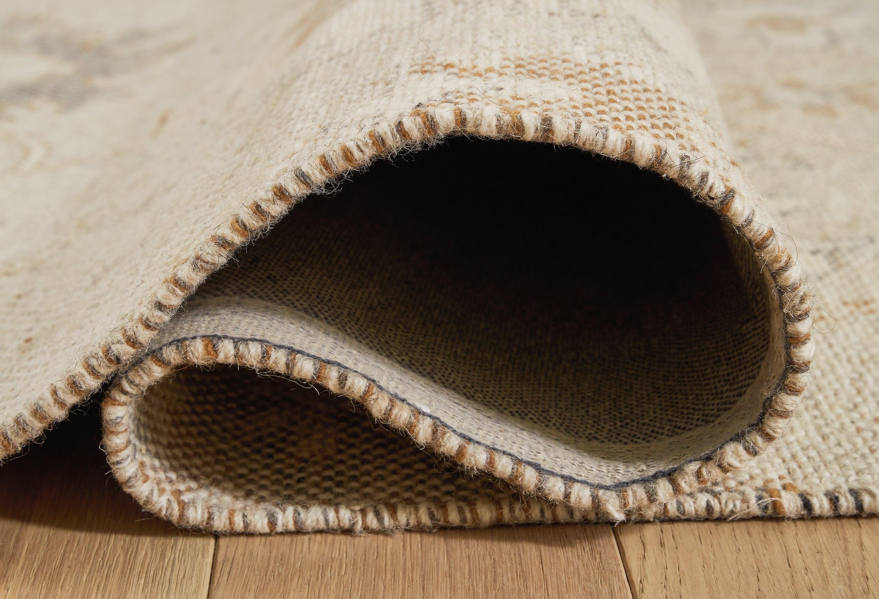 Calkin Linen Gray Caramel 8x10 Rug