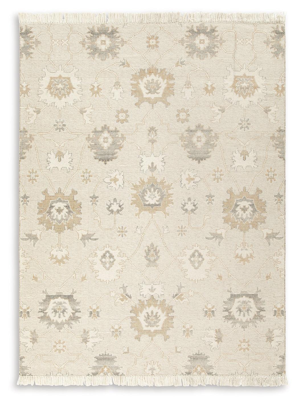 Calkin Linen/gray/caramel 8' X 10' Rug - Ella Furniture