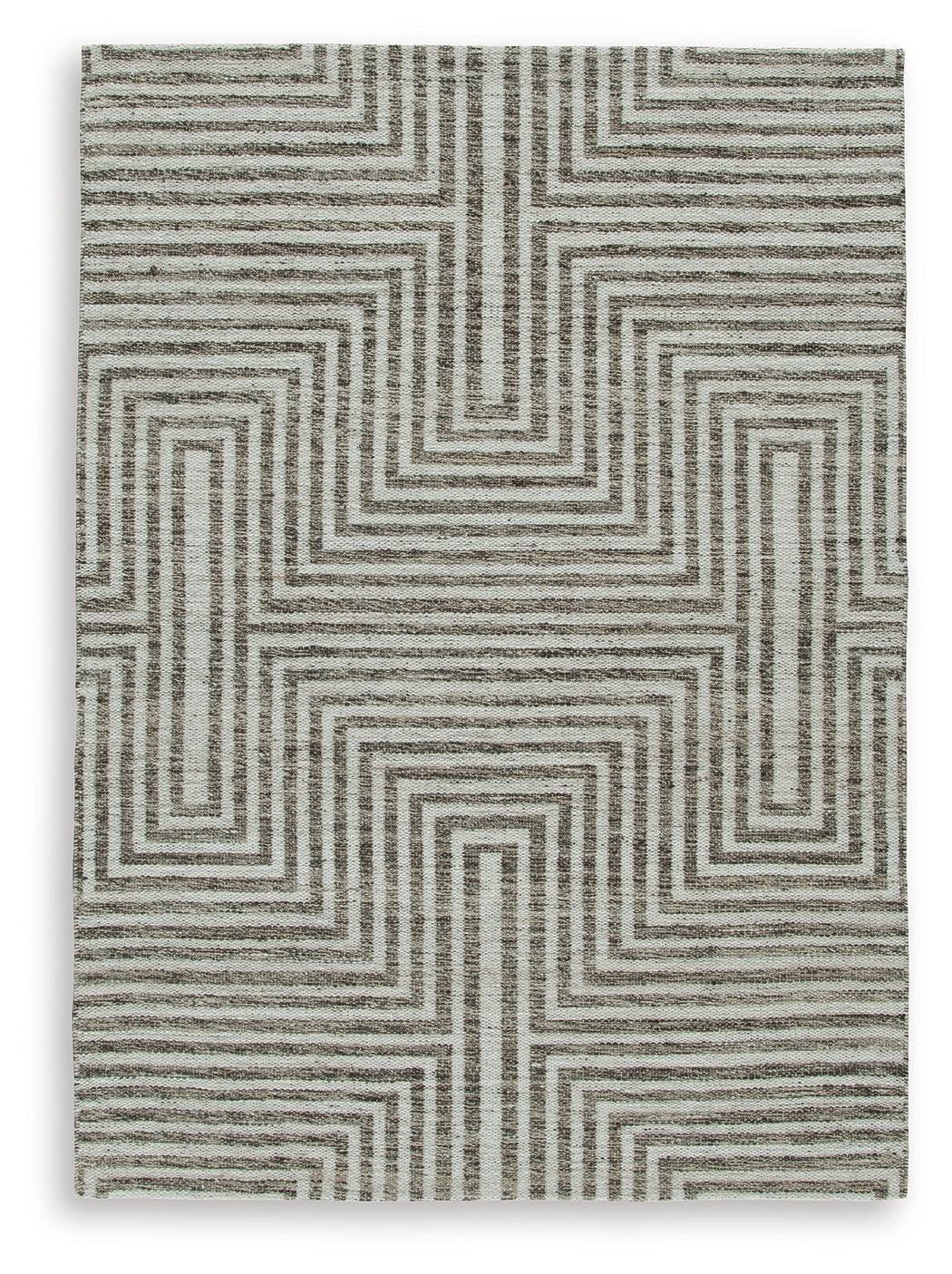 Jossen Ivory/Gray 5' x 7' Rug