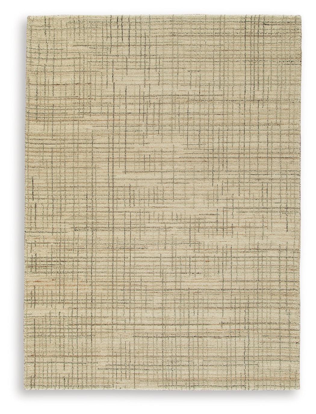 Janston Ivory Gray Tan Medium Rug