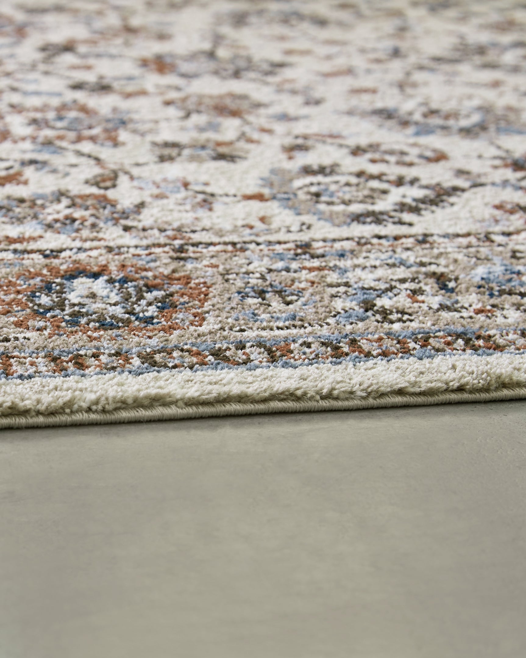 Beritham Blue/Brown/Beige Large Rug