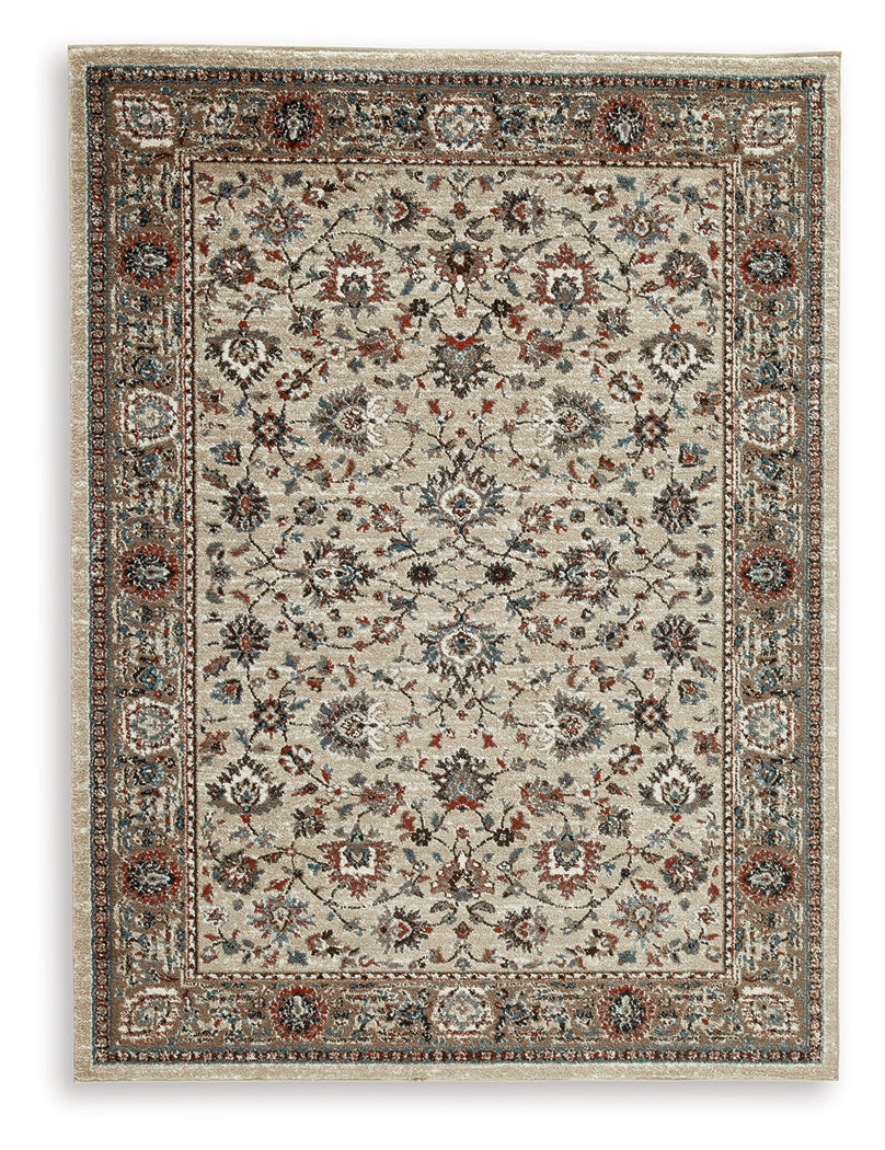 Beritham Blue/Brown/Beige Medium Rug
