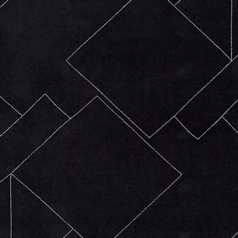 Marav Black/White 7'8" x 10' Area Rug