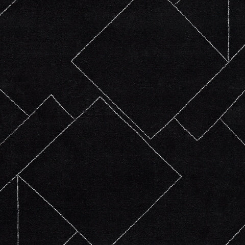 Marav Black/White 5' x 7' Area Rug