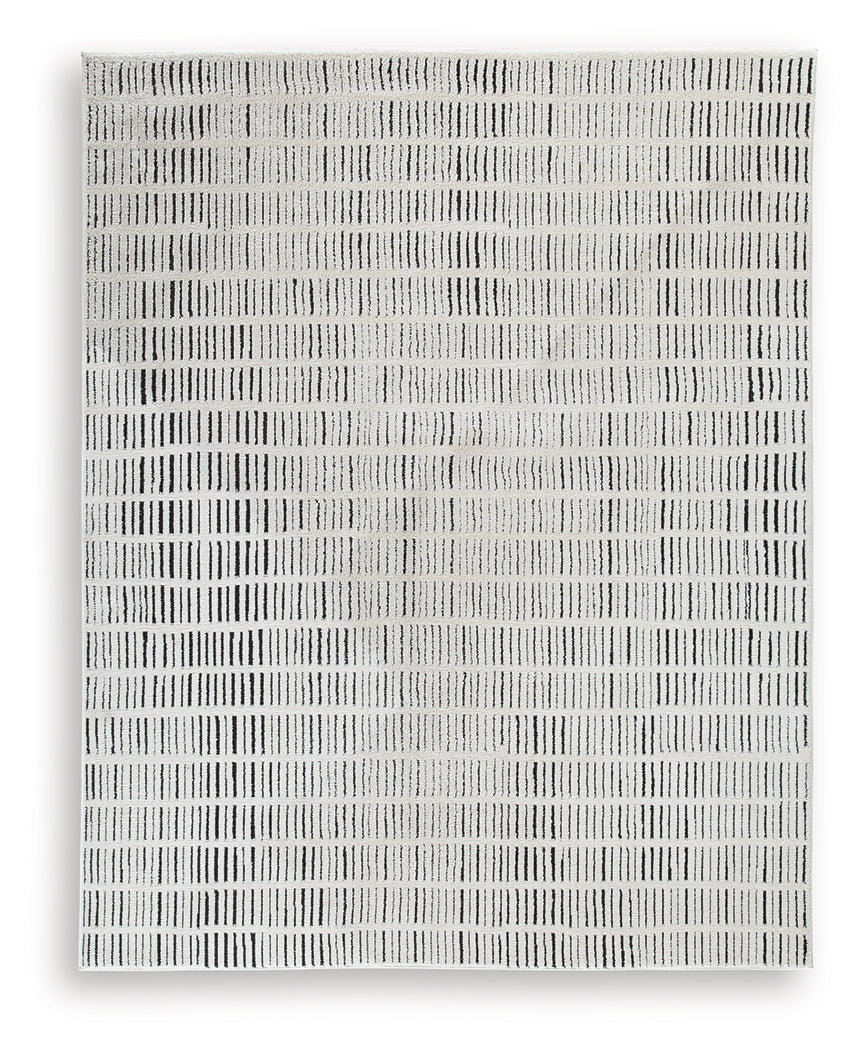 Turinwith Ivory/Black 7'10" x 9'10" Area Rug