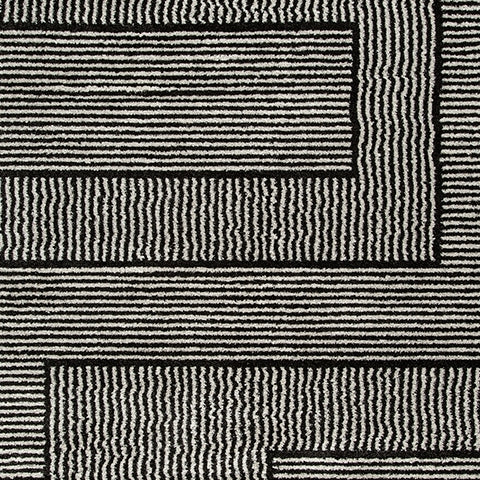 Kurtmen Black/Ivory 7'10" x 9'10" Area Rug