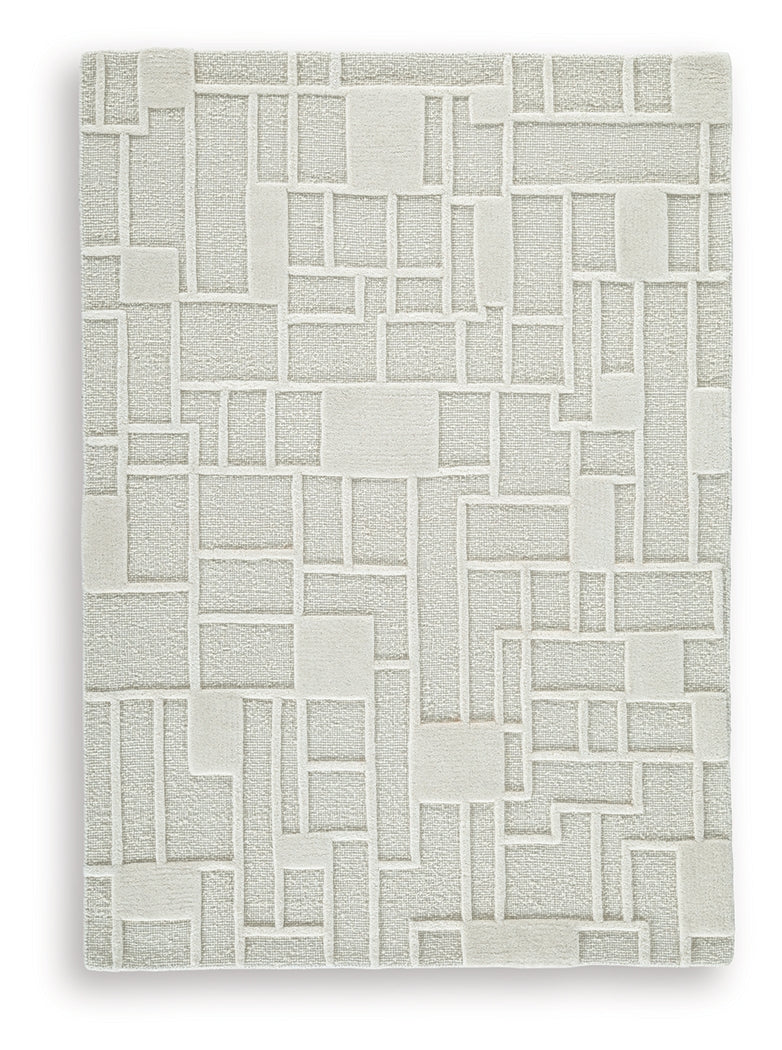 Empriss Ivory 5' x 7' Area Rug