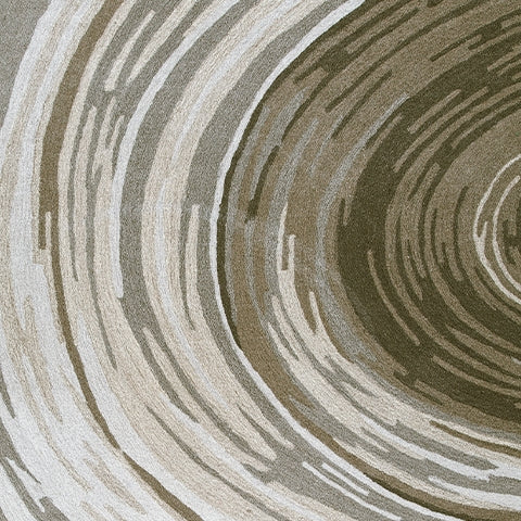 Rizwana Ivory/Brown/Gray 7'6" x 10' Area Rug