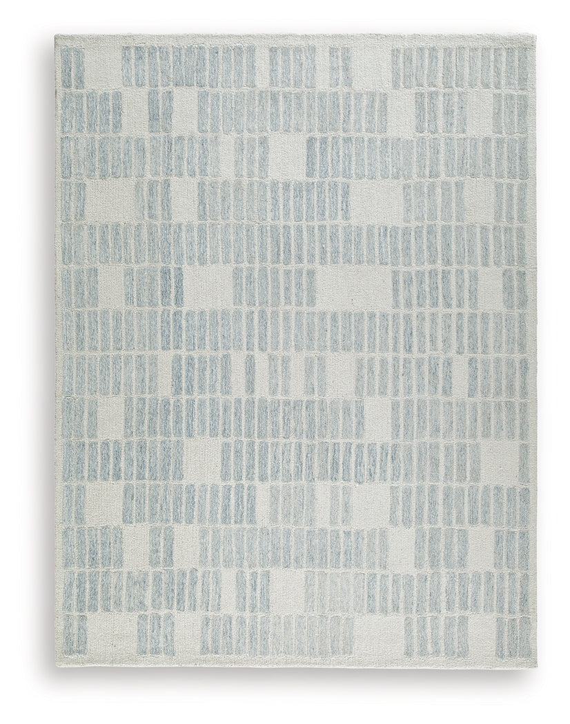 Dylanton Ivory/Blue 7'8" x 10' Area Rug
