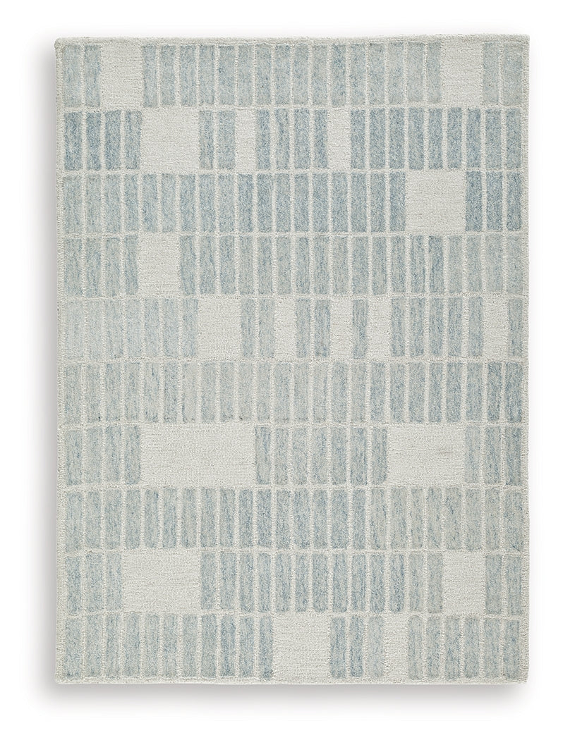 Dylanton Ivory/Blue 5' x 7' Area Rug