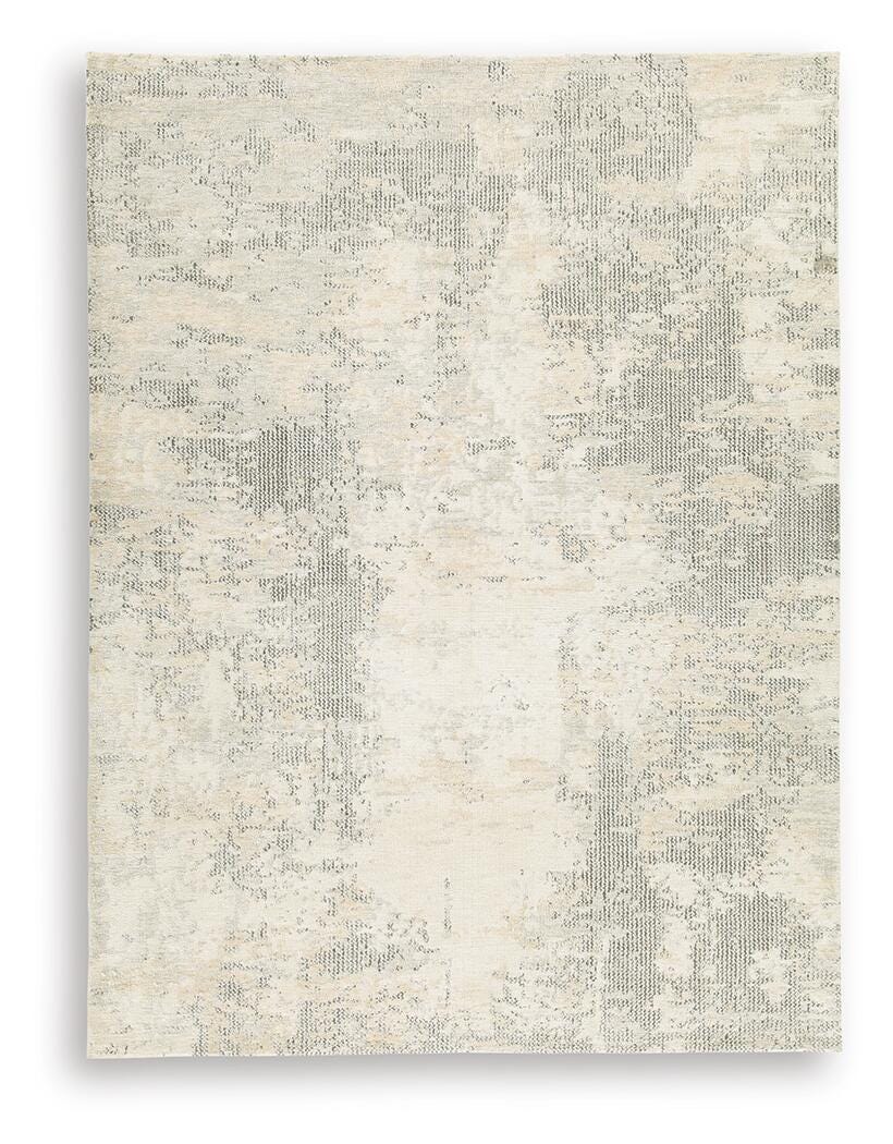 Raif Gray/White/Cream Large Rug